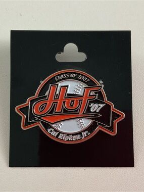 Cal Ripken Jr. Baltimore Orioles Hall of Fame Class of 2007 Collector’s Pin.